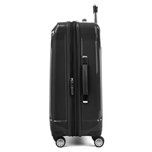 Atlantic Luggage Atlantic Ultra Lite Hardside Expandable Spinner, Jade Black, Checked Medium