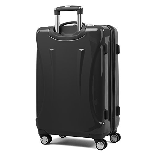 Atlantic Luggage Atlantic Ultra Lite Hardside Expandable Spinner, Jade Black, Checked Medium