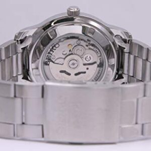 Seiko 5 SNKP15 K1 Silver with White Dial Men's Classic Automatic Analog Watch