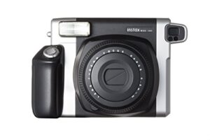fujifilm instax wide 300 instant film camera (black) (renewed)