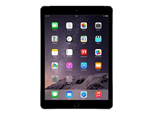 Apple iPad Air 2 MH312LL/A (128GB, Wi-Fi + Cellular, Space Gray) 2014 Model (Renewed)