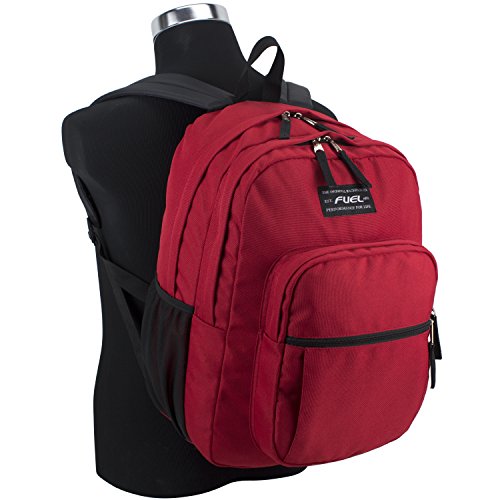 FUEL Legacy Deluxe Classic Backpack, Red