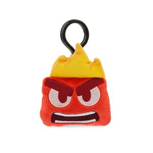 disney shop emoji plush backpack clip - inside out (anger)