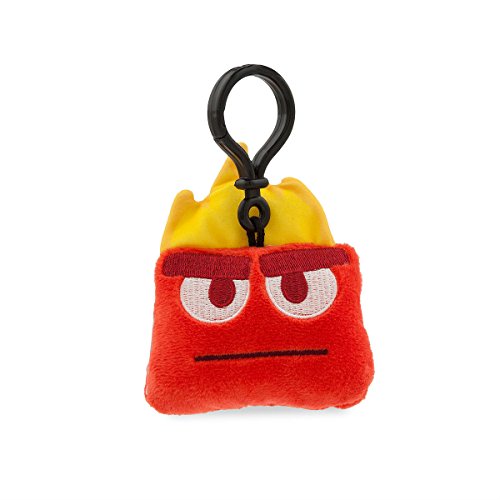 Disney Shop Emoji Plush Backpack Clip - Inside Out (Anger)