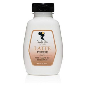 camille rose latte define "the leave-in collection” | styling cream, hair defining conditioner, 9 fl oz