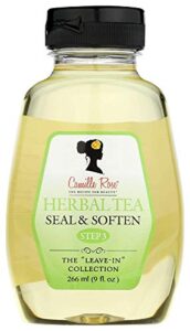 camille rose herbal tea seal and soften "the leave-in collection" | lightweight, hair growth leave-in conditioner, 9 fl oz