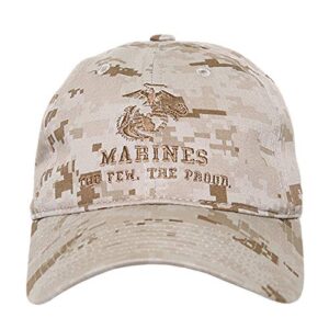 united states us marine corp usmc marines polo relaxed cotton low crown baseball cap hat (camo 2)