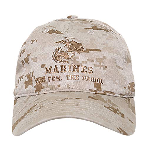 United States US Marine Corp USMC Marines Polo Relaxed Cotton Low Crown Baseball Cap Hat (Camo 2)