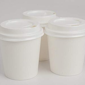 Golden Apple, Disposable Paper Coffee Cups 4 oz. Cups & Lids Quantity 50 cups per pack.