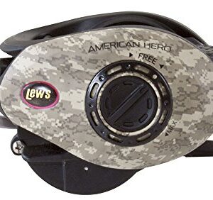 Lew's American Hero Camo 7.1:1 Right Hand Baitcast Reel