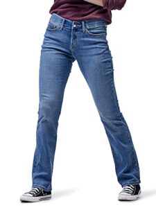 lee women's ultra lux comfort with flex motion bootcut jean majestic 16 medium