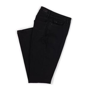 Lee Women's Ultra Lux Comfort with Flex Motion Straight Leg Jean Black 16 Medium