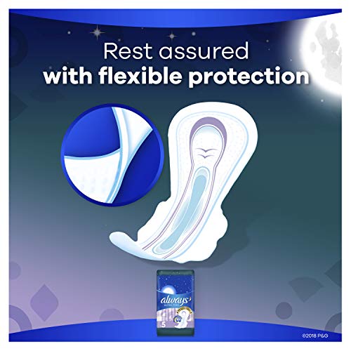 Always Pads Size 5 Ultra Thin 12 Count Xtra-Heavy Overnight