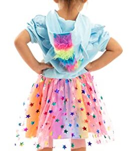 My Little Pony Toddler Girls Costume Short Sleeve Dress Blue 5T