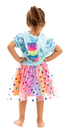 My Little Pony Toddler Girls Costume Short Sleeve Dress Blue 5T