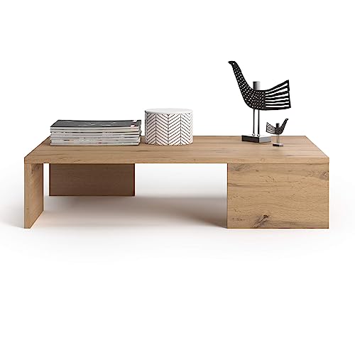 Mobili Fiver, Rachele Coffee Table, Rustic Oak, Made in Italy