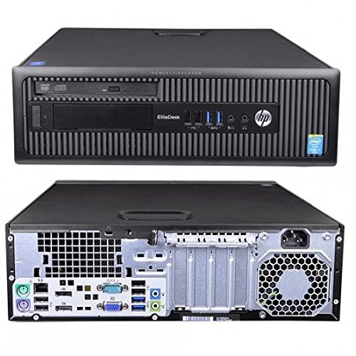 HP EliteDesk 800 G1 Desktop Business Computer Tower PC (Intel Quad Core i5-4570, 8GB Ram, 256GB Solid State SSD, WiFi, 1GB Graphics) Win 10 Pro (Renewed) Dual Monitor Support HDMI + DVI