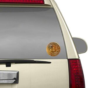 Bitcoin Blockchain Cryptocurrency Gold Coin Vinyl Decal Crypto Mining Sticker Mastering Digital Money Currency Revolution Cryptocurrencies Wallet Litecoin Ripple Ethereum Cryptoassets Bitcoins D007