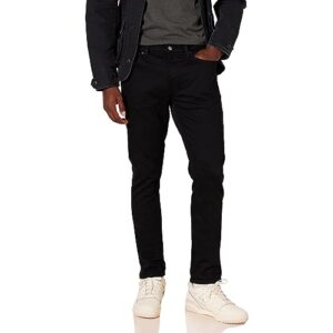amazon essentials men's skinny-fit stretch jean, black, 34w x 30l