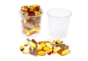 oakridge products 2 ounce medicine cup (50 pack) | great for mixing small batches