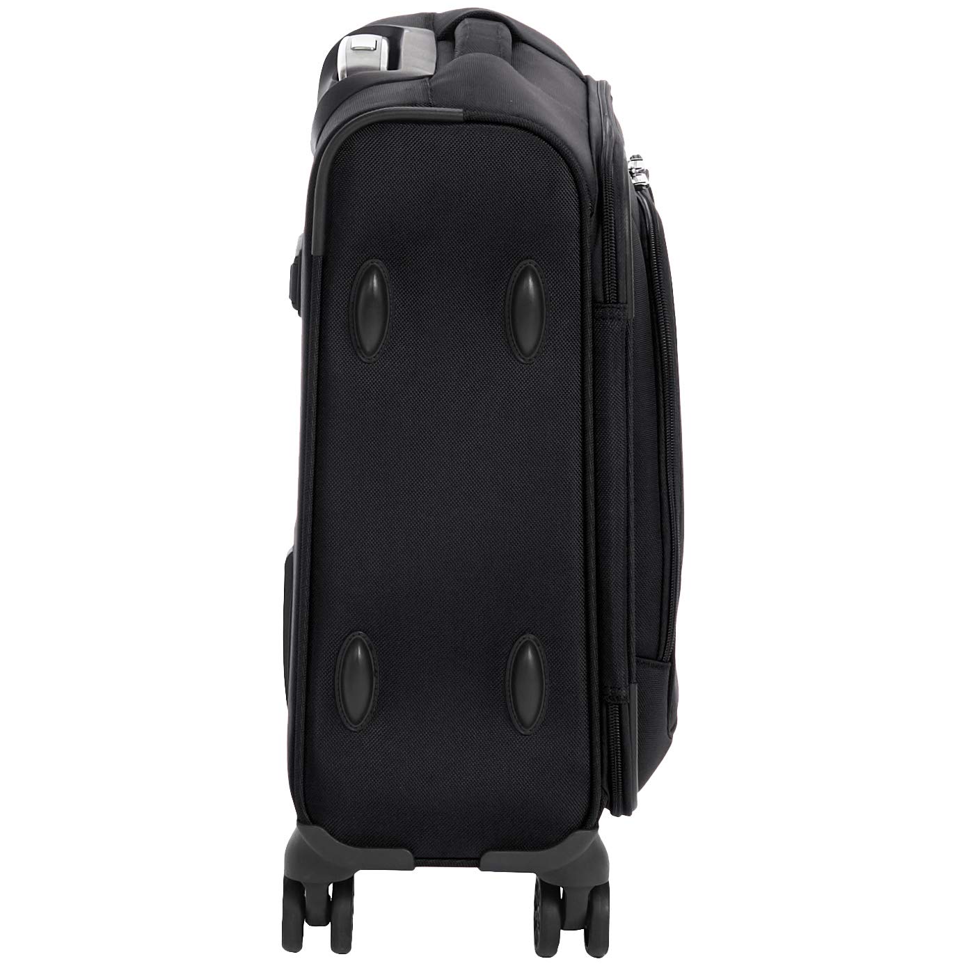 Amazon Basics Expandable Softside Carry-On Spinner Luggage Suitcase With TSA Lock And Wheels - 20.4 Inch, Black