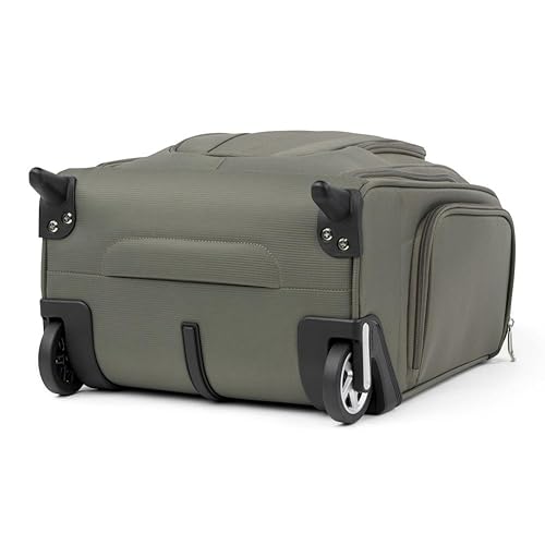 Travelpro Luggage Maxlite 5 Softside Lightweight Rolling Underseat Compact Carry on Upright 2 Wheel Bag, Men and Women, Slate Green, 15-Inch