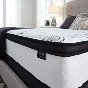 Signature Design by Ashley California King Size Chime 12 Inch Medium Firm Hybrid Mattress with Cooling Gel Memory Foam