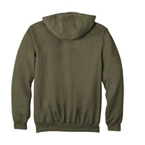 CarharttmensLoose Fit Midweight Full-Zip SweatshirtMossLarge