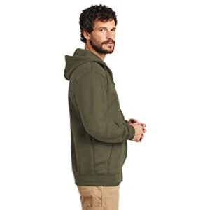 CarharttmensLoose Fit Midweight Full-Zip SweatshirtMossLarge