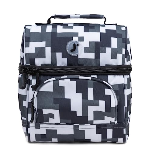 J World Corey Kids Lunch Bag. Insulated Lunch-Box for Boys Girls, Camo