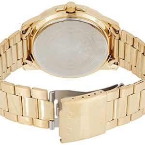 Casio MTP-VD01G-9EV Men's Enticer Gold Tone Stainless Steel Gold Dial Casual Analog Sporty Watch