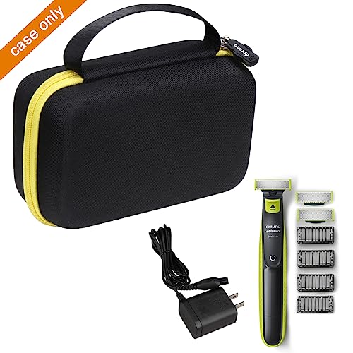 Aproca Hard Travel Storage Case Compatible with Philips Norelco OneBlade Face + Body Hybrid Electric Trimmer and Shaver QP2630/70 QP2630/72 (Black)