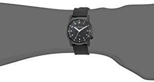 Rip Curl Men's Cambridge Quartz Sport Watch with Silicone Strap, Black, 22 (Model: A3088-BLK)