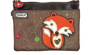 chala mini crossbody phone purse with 2 adjustable straps (fox)