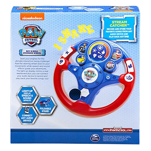 Paw Patrol MP3 Smart Wheel Motion Reactive Toy steering Wheel Audio Hook Up