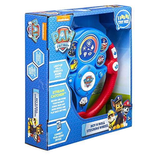 Paw Patrol MP3 Smart Wheel Motion Reactive Toy steering Wheel Audio Hook Up