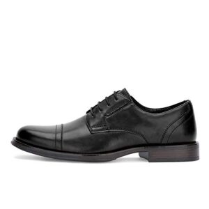 dockers mens garfield dress cap toe oxford shoe - wide widths available, black, 10.5 w