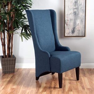 Christopher Knight Home Callie Fabric Dining Chair, Dark Blue Dimensions: 23.25”D x 28.75”W x 46.25”H