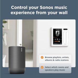 Brilliant Smart Home Control (1-Switch Panel) — Alexa Built-In & Compatible with Ring, Sonos, Hue, Google Nest, Wemo, SmartThings, Apple HomeKit — In-Wall Touchscreen Control for Lights, Music, & More