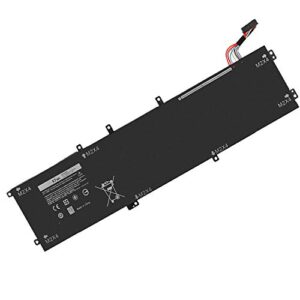 hubei 6gtpy 5xj28 extended laptop battery replacement for dell xps 15 9550 9560 9570 7590(2019 model) p56f001 p56f002 precision 5510 5520 5530 5540 2-in-1 mobile workstation vostro 7500(11.4v 97wh)