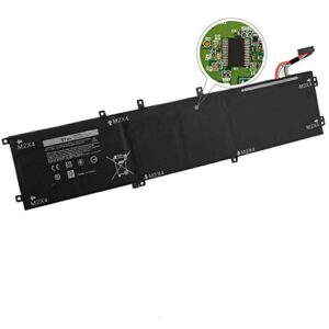 Hubei 6GTPY 5XJ28 Extended Laptop Battery Replacement for Dell XPS 15 9550 9560 9570 7590(2019 Model) P56F001 P56F002 Precision 5510 5520 5530 5540 2-in-1 Mobile Workstation Vostro 7500(11.4V 97Wh)