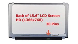 fullcom new 15.6" screen compatible with samsung ltn156at39-h01 fit ltn156at39-l01 ltn156at39-p01 hd 1366x768 wxga slim laptop led lcd replacement