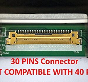 Fullcom New 15.6" Screen Compatible with Samsung LTN156AT39-H01 fit LTN156AT39-L01 LTN156AT39-P01 HD 1366X768 WXGA Slim Laptop LED LCD Replacement