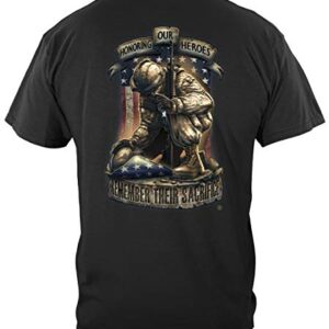 Honor Our Heroes Marine Corps US Army Air Force US Navy T-Shirt ADD20-MM2274XL