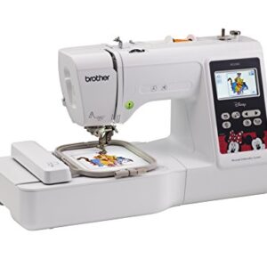 Brother Embroidery Machine, PE550D, 125 Built-in Designs including 45 Disney Designs, 9 Font Styles, 4" x 4" Embroidery Area, Large 3.2" LCD Touchscreen, USB Port