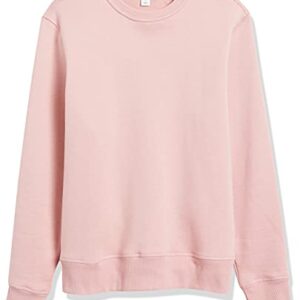 Amazon Essentials Men's Fleece Crewneck Sweatshirt (Available in Big & Tall), Pink, Medium