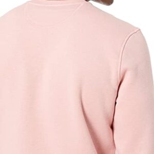 Amazon Essentials Men's Fleece Crewneck Sweatshirt (Available in Big & Tall), Pink, Medium