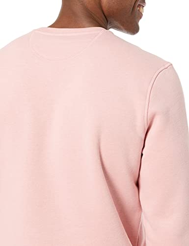 Amazon Essentials Men's Fleece Crewneck Sweatshirt (Available in Big & Tall), Pink, Medium