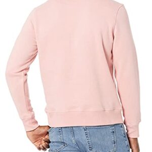 Amazon Essentials Men's Fleece Crewneck Sweatshirt (Available in Big & Tall), Pink, Medium