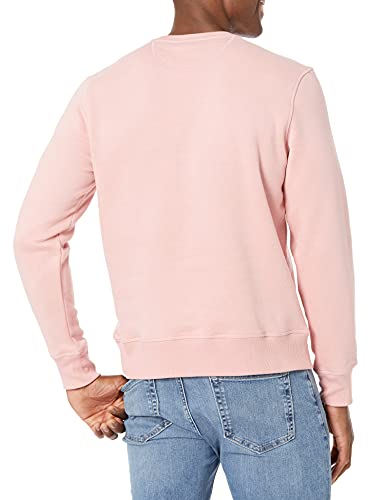 Amazon Essentials Men's Fleece Crewneck Sweatshirt (Available in Big & Tall), Pink, Medium